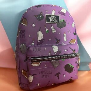 Disney Hocus Pocus Purple Kids Backpack